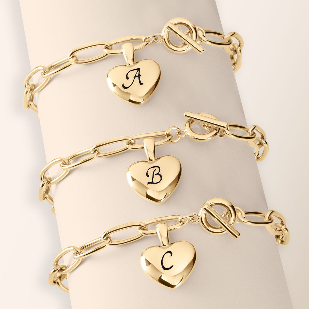"Ever After" Initial Bracelet