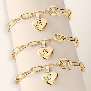 "Ever After" Initial Bracelet