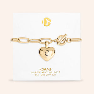 "Ever After" Initial Bracelet