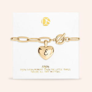 "Ever After" Initial Bracelet