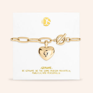 "Ever After" Initial Bracelet