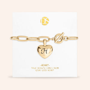 "Ever After" Initial Bracelet