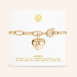 "Ever After" Initial Bracelet