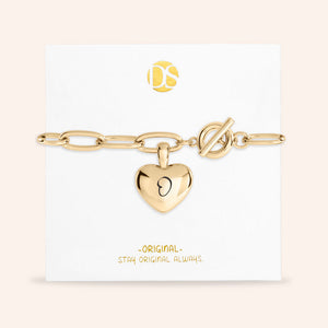 "Ever After" Initial Bracelet