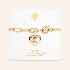 "Ever After" Initial Bracelet