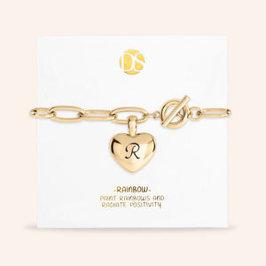 "Ever After" Initial Bracelet