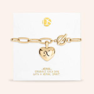 "Ever After" Initial Bracelet