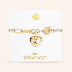 "Ever After" Initial Bracelet