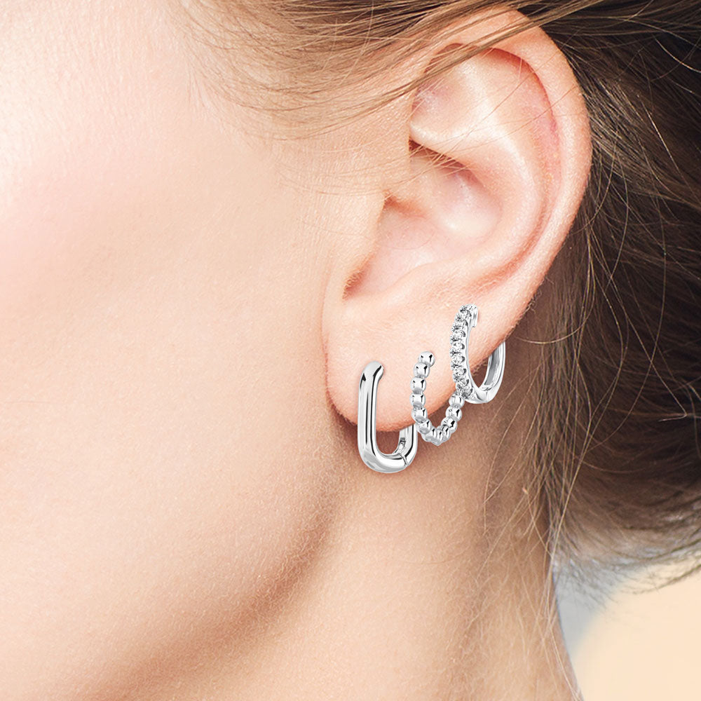 The Vibe Huggie Earrings - Set of 6