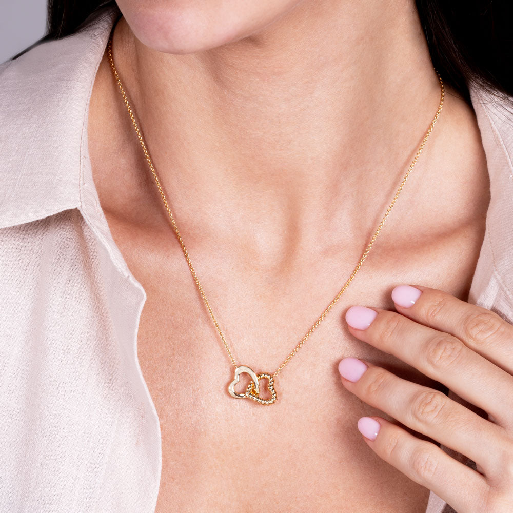 Unity  Interlocking Hearts Necklace