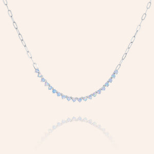 Sophia Tennis and Clip Chain Necklace