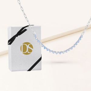 Sophia Tennis and Clip Chain Necklace