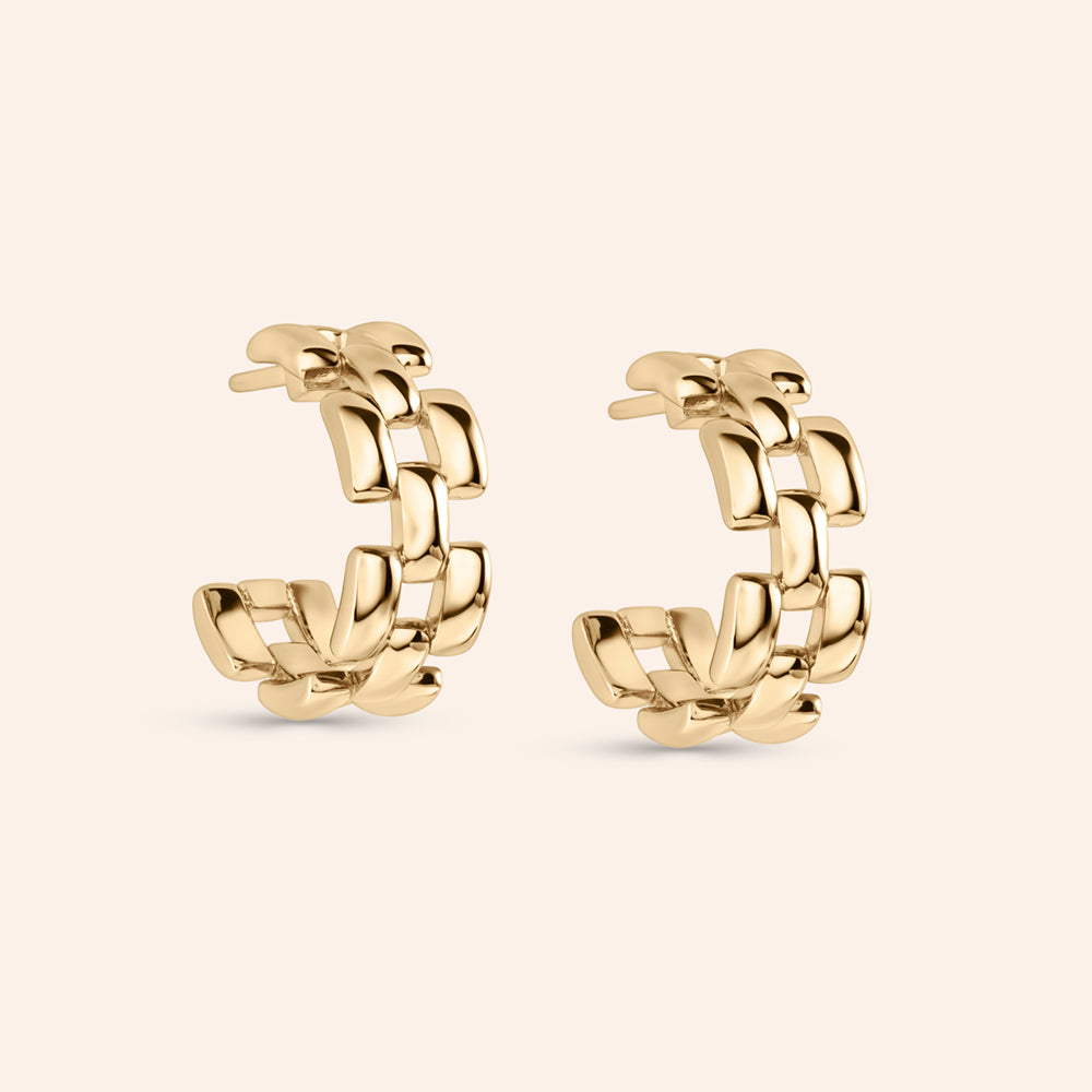 Alba 0.59" Hoop Earrings