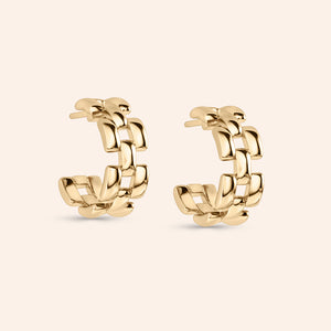 Alba 0.59" Hoop Earrings