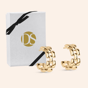 Alba 0.59" Hoop Earrings