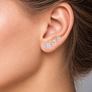 Watch Me Shine Post Earrings - Set of 5 Pairs