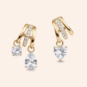 Lia Prong Set 1" Hoop Earrings