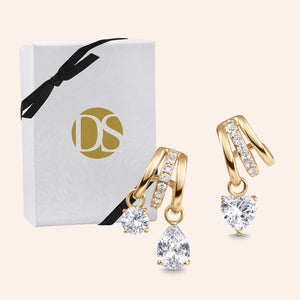 Lia Prong Set 1" Hoop Earrings