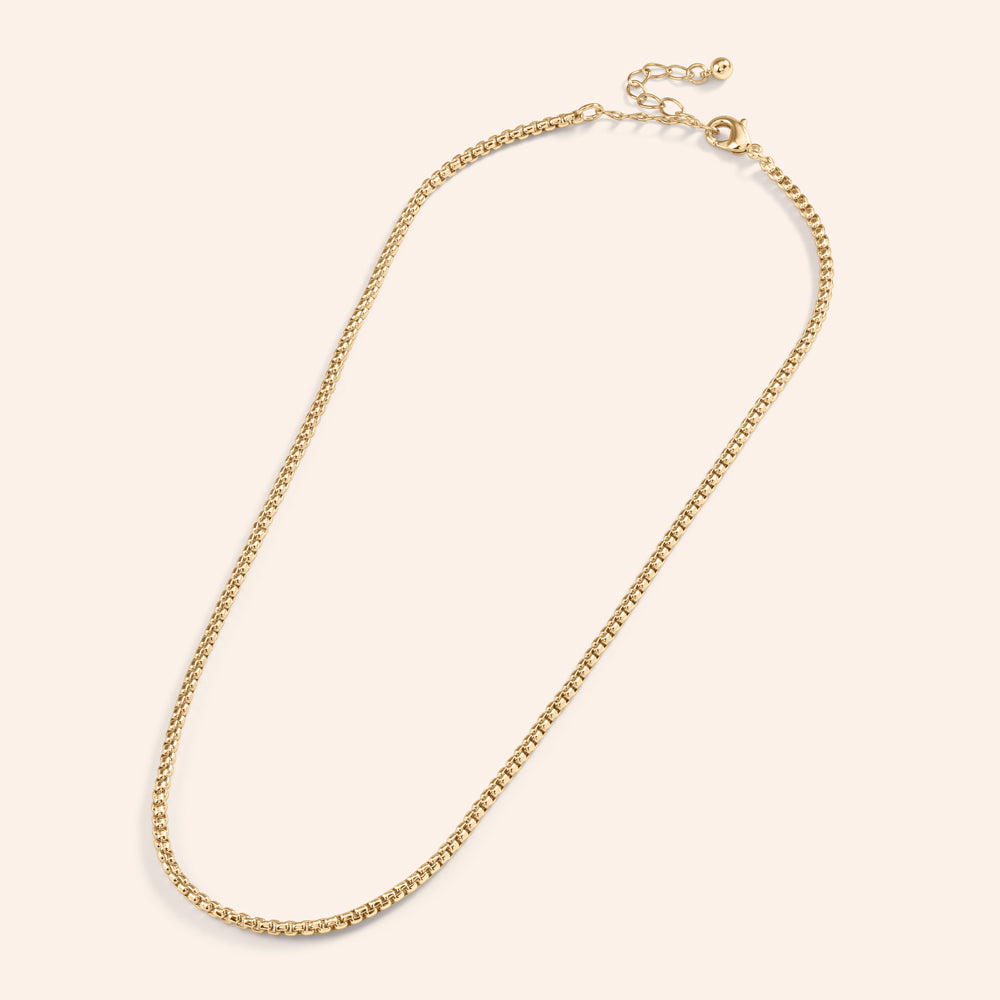The Venezia Sleek Venetian Box  Chain