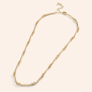 The Sorella Sculpted Bar & Ring Chain