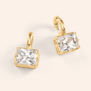 The Icon Solitaire Clip-On Emerald Charm
