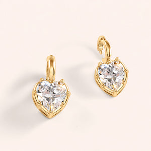 The Icon Solitaire Clip-On Heart Charms