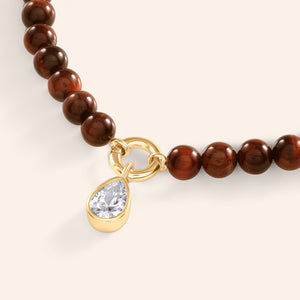Stop & Stare Semi-precious Charm Pendant Necklace