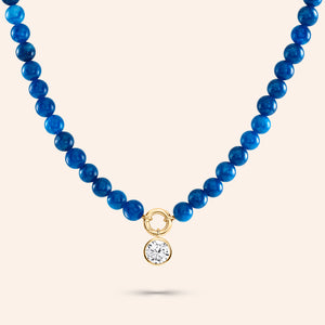 Stop & Stare Semi-precious Charm Pendant Necklace