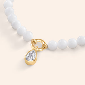 Stop & Stare Semi-precious Charm Pendant Necklace