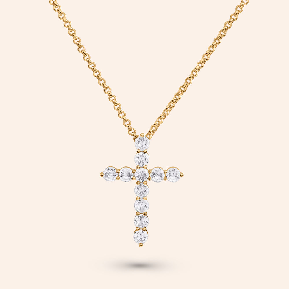 So Devine Cross Pendant Necklace