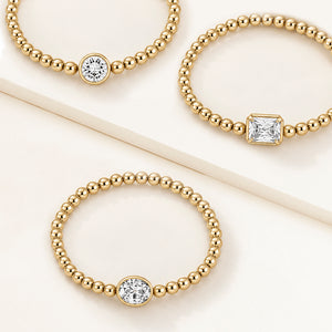 Mabel Set of 3 Bezel Set Statement Bracelets