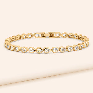 She Shines Bezel-Set Tennis Bracelet - Includes Extender