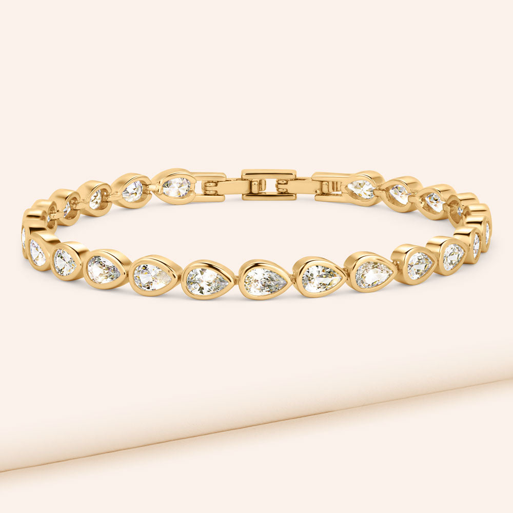 Look at Her Bezel Set Tennis Bracelet - Includes Extender
