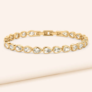 Look at Her Bezel Set Tennis Bracelet - Includes Extender