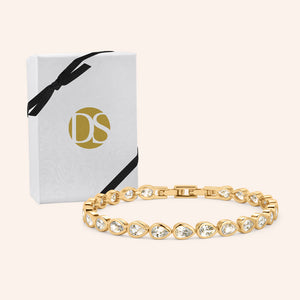 Look at Her Bezel Set Tennis Bracelet - Includes Extender