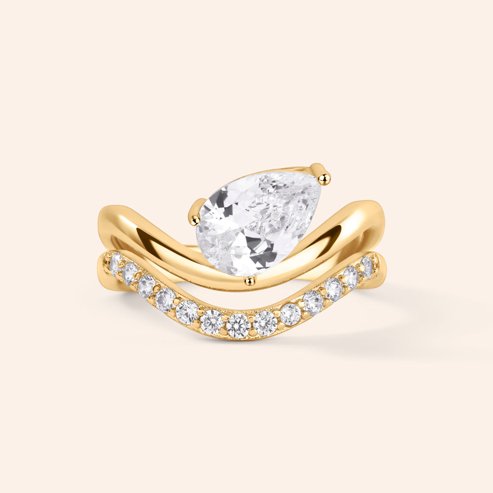Embrace Me Pear Cut Ring