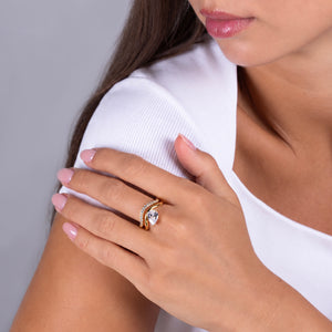 Embrace Me Pear Cut Ring