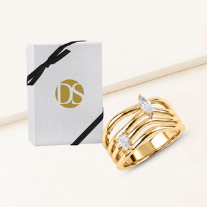 Eloise Pear & Marquise Cut Ring