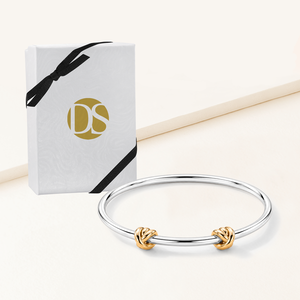 Knot Love Two-Tone Bangle