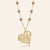 "Sacred Heart" Sterling Silver Heart Pendant Necklace