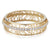 18K YG Plated "Phoenix Allure" Clear CZ Bangle