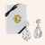 “Charlotte” 14ct Round and Pear Cut Drop Earrings