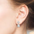 “Charlotte” 14ct Round and Pear Cut Drop Earrings