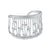 "Diamond Passage" Statement Cuff - Sterling Silver