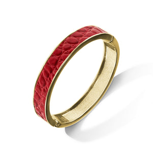 "Sabi Colori" Twilight Inlay Thin Hinge Bangle