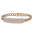 "Legacy Delight" 4.9 ctw Pave ID Curb Link Bracelet More Colors