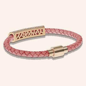 "Icon Forever" Woven Genuine Leather Bracelet