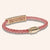 "Icon Forever" Woven Genuine Leather Bracelet