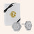 "Deco Delight" 4.9ctw Baguette Hexagonal Cluster Stud Earrings