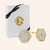 "Deco Delight" 4.9ctw Baguette Hexagonal Cluster Stud Earrings